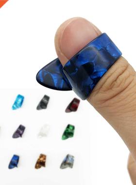 SLOZZ Thumb Finger Guitar Pick Celluloid Mediator for Acoust