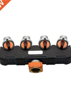 3/4 Thread 4 Ways Garden Water Hose Splitters Valve Garden