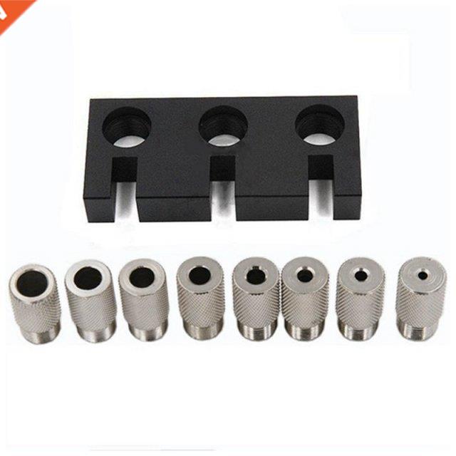 Woodworking Pocket Hole Jig 3/4/5/6/7/8/9/10Mm Drill Bit,Ten