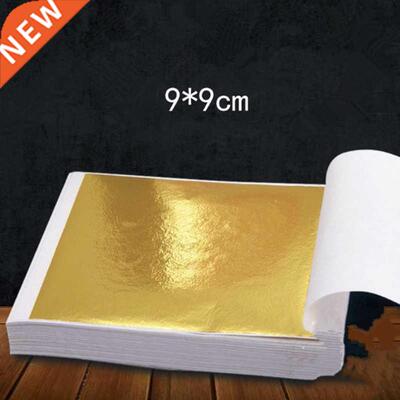 100 sheets Taiwan shiny gold leaf for gilding funiture, line