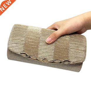 Fashion Shiny Evening Bag 8 Solid Colors Women Evening Clutc