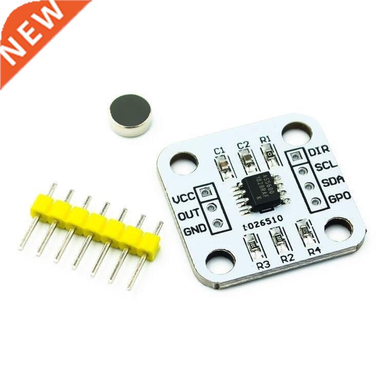 AS5600 magnetic encoder magnetic induction angle measurement