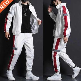 Men Jacket Tracksuit Casual Sports Suit Men's Fashion Spring