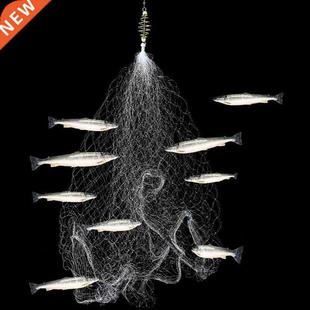 Mesh Luminous Bead Fishing Fish Trap Netting Tackle Net