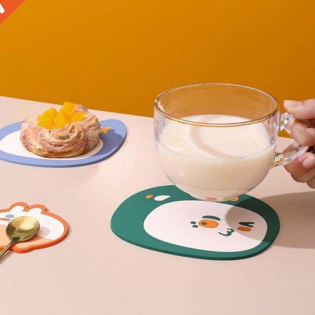 Cartoon Silicone Placemat Tableware Pad Oil Water Resistant