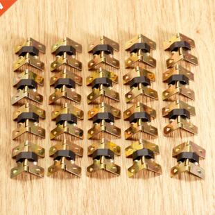 40 Pcs Gold Cabinet Hinges Furniture Fittings Small Wooden G