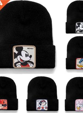 Mickey Minnie Donald Beanie High Quality Cotton Casual Beani