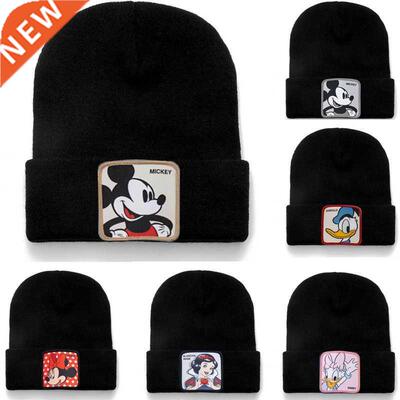 Mickey Minnie Donald Beanie High Quality Cotton Casual Beani