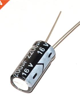 100pcs 2200uf 16v 10*20 2200uf 16v 10*20mm Electrolytic capa