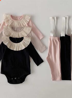 2 Pcs Newborn Baby Girl Clothes Infant Outfits Clothing Autu