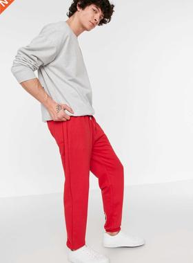 Men's Regular Fit Rubber Trotting Sweatpants TMNSS22EA0111