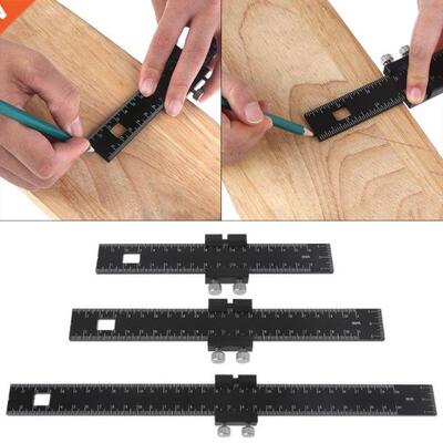 6/8/12 Inch T Type Woodworking Marking Rule Precision for Ma
