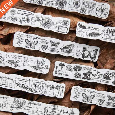 Vintage Butterfly Valley Fern daisy decoration stamp sponge