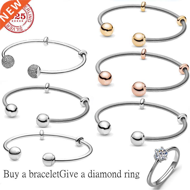 Authentic 100% 925 sterling silver pan bracelet fit original