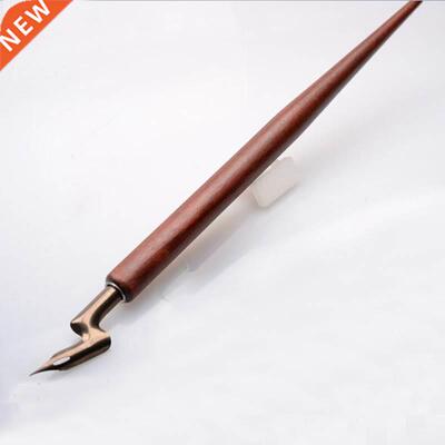 Antique Wooden Gothic Elbow Dip Pen Handwriting Calligraphy