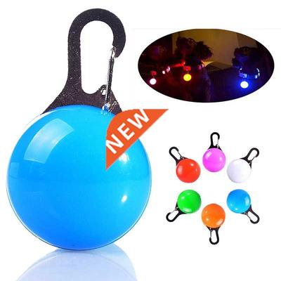 LED Pet Dog Collar Pendant Glowing Night Safety Pendant Port