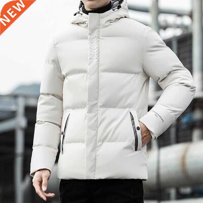 Puffer Jacket Men With Hood Men Fashion Clothing 2021 Autumn