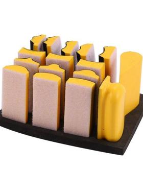 16Pcs/Set Sandng Pad 40X100mm Sd Hand Sandng Block San