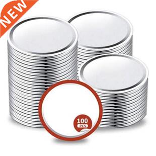 100Pcs 70/86mm Jar Lids Regular Mouth Mason Canning Lids Reu