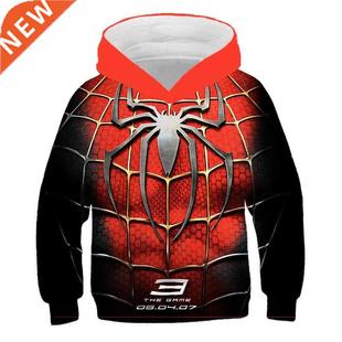 2021 New Fashion Spidermans Hoodies Sweatshirts For Kid Boys