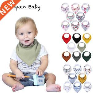 Bandana Drool Soft Pack Cotto Absorbent Baby Organic Bibs