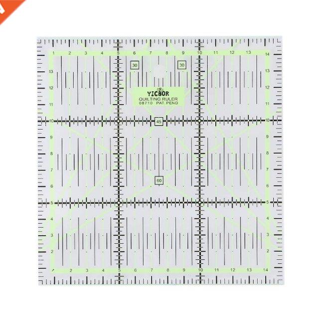 1PC Transparent Quilting Sewing Patchwork Ruler Cutting Tool