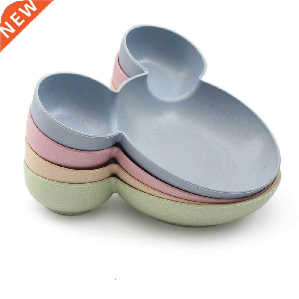 Kid Cartoon Mouse Mickey Bowl Dishes Lunch Box Kid Baby Chil