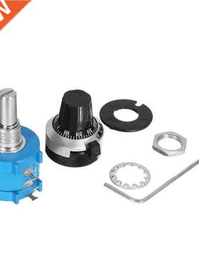 2W 10K Ohm Multi Turn Wirewound Potentiometer With 10 Turns