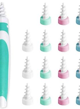 Ear Wax Removal Tool Soft Silicone Spiral Ear Cleaning Repla