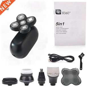 Five Shaver Floating Heads Hair Rechargeable Razors Electric