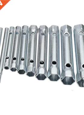 10Pcs 6-22mm Metric Tubular Box Wrench Set Tube Bar Spark-Pl