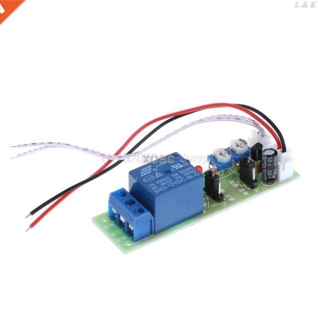 12V DC Infinite Cycle Delay Timing Timer Relay ON OFF Switch