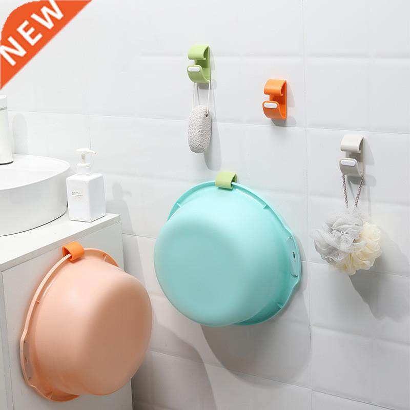 washbasin storage hook viscose free punch wall hanging washb