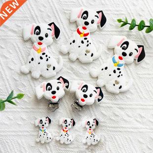 Silicone Animals 10Pcs Cartoon Clips Beads Baby Dog New