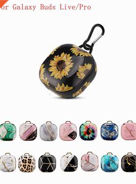 Luxury For Samsung Galaxy Buds Live/Pro case marble Glossy