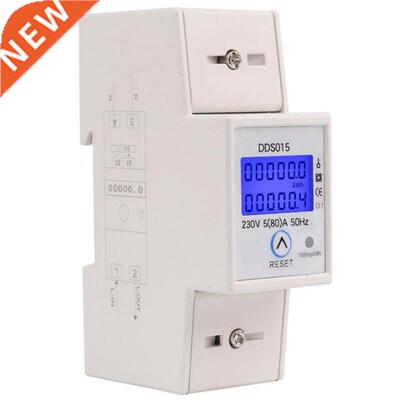 Din Rail Single Phase Wattmeter Power Consumption Watt Elect