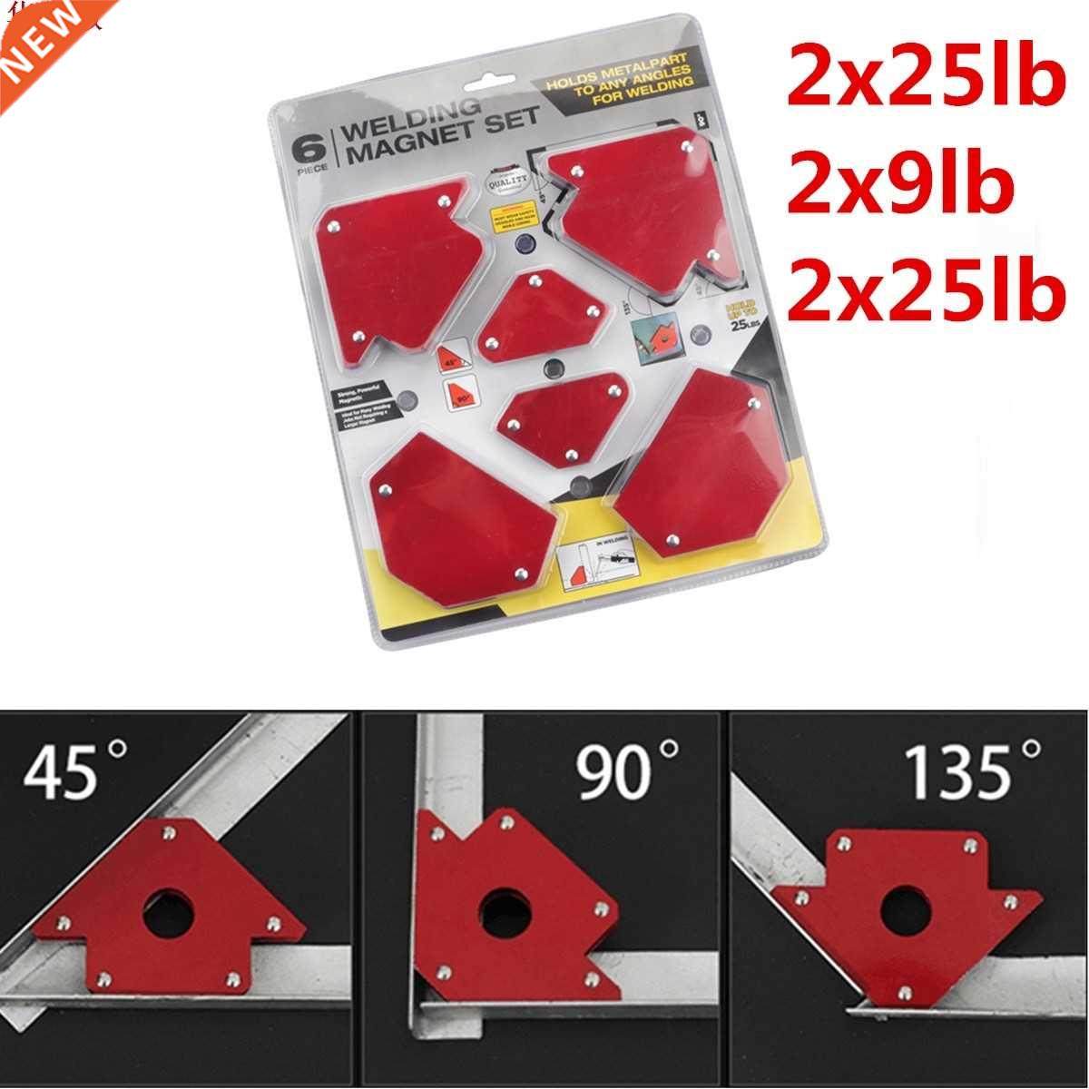 6pcs Multi-angle Magnet Welding Holder Arrow Magnetic Clamp