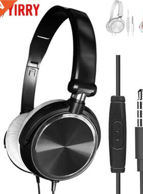 HiFi Wired Headphones for Iphone Sony Headsets with Microph