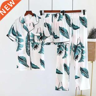 For Women Summer New 100%Visco And Pyjamas Spring 2022