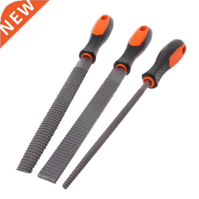 2022 New 3Pcs/Set Wood Rasp Steel File Carving Flat Round Se