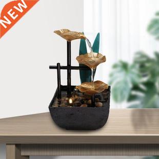 Indoor Waterfall Fountain Home Tabletop Zen Relaxation Water