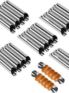 30Pcs Stanless Steel Forms Cream Horn Mould,Cake Horn Mould