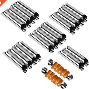 30Pcs Stanless Steel Forms Cream Horn Mould,Cake Horn Mould