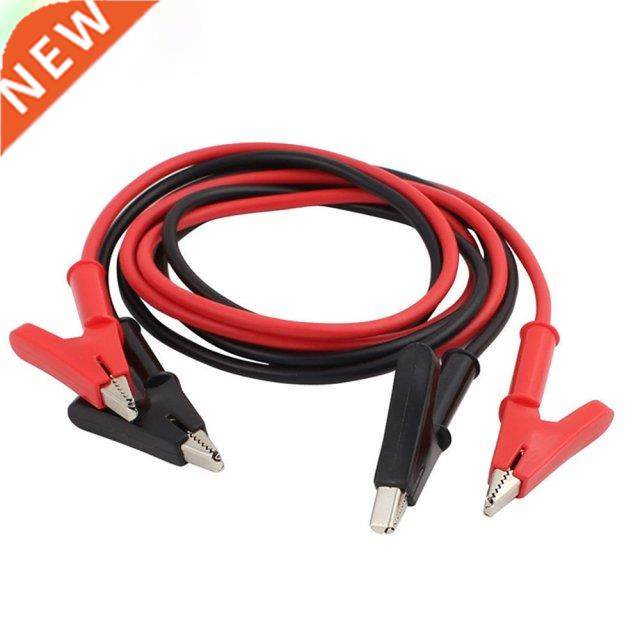 1 Pair Double-ended Alligator Clip Cable Jumper Wire Test Le
