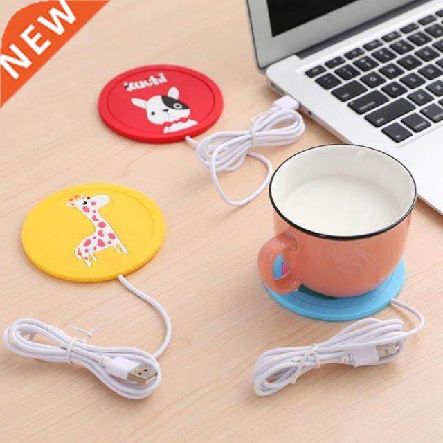 USB Warmer Gadget Cartoon Silicone Thin Cup-Pad Coffee Tea D
