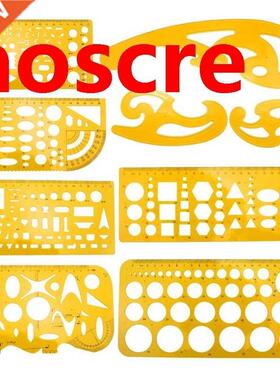 9 Pcs Architecture Drawing Templates Technical Drafting Sten