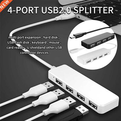HUB USB 2.0 Laptop PC High Speed External 4 Ports Adapter Sp