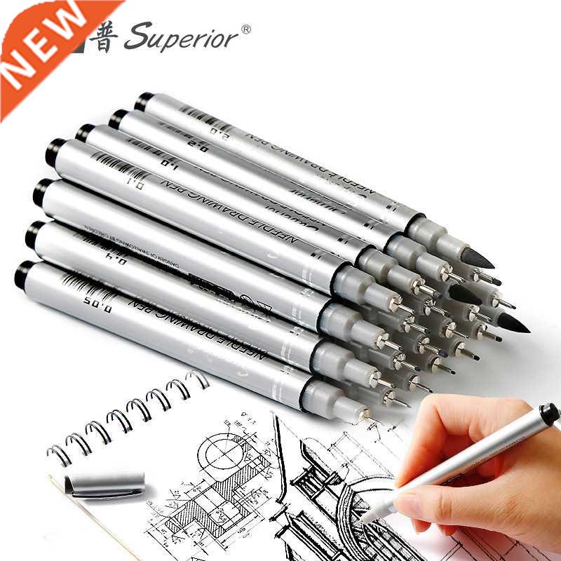 Superior 10 PCS lack Pigma Micron Pen Waterproof Hand Draw