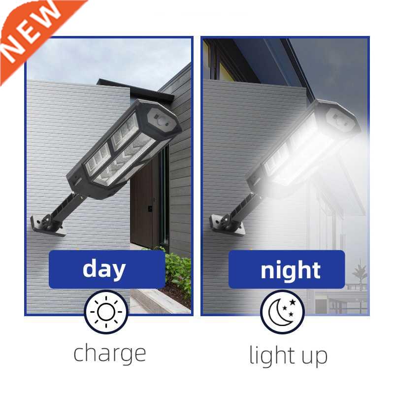 1~2PC Solar Wall Light Outdoor LED Street Lamps 2000W PIR Mo