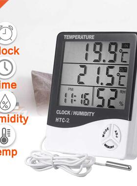 LCD Digital Thermometer Hygrometer Electronic Temperature Hu
